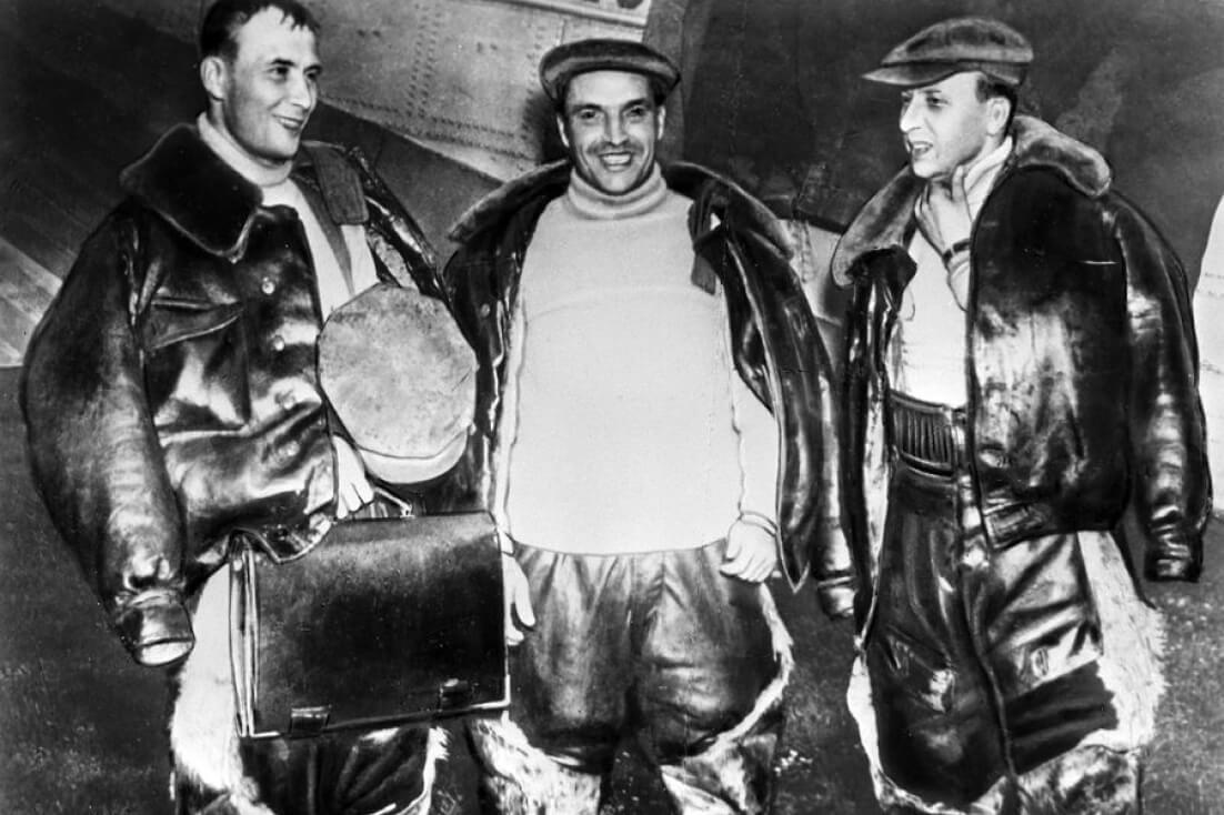 Александр Беляков, Валерий Чкалов и Георгий Байдуков